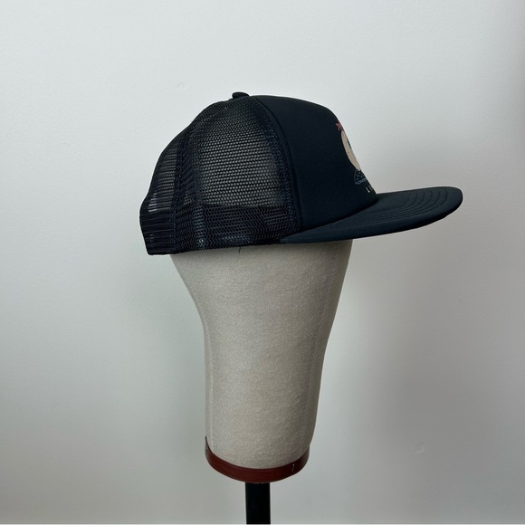 Line Skis Black Trucker Hat with Skull Palm Design - Picture 3 of 7